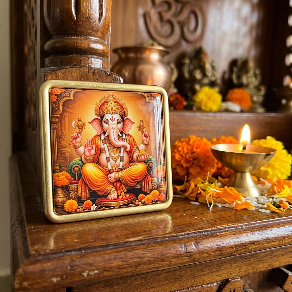 Lord Ganesha Altar Magnet